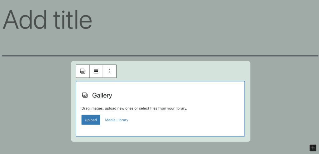 How to Create an Image Gallery with WordPress - Step 2