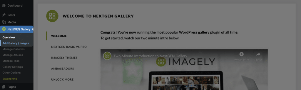 How to Create a Photo Gallery In WordPress Using NextGEN Gallery - Step 2