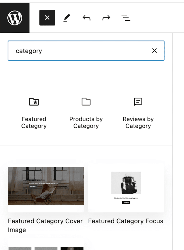 Adding a background image to a wooCommerce category page - Source: The WordPress admin